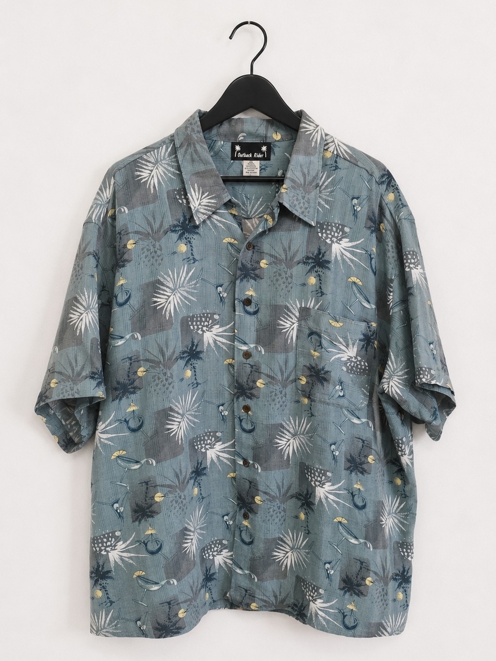 🆂🅰🅻🅴 •Outback Rider Tropical Button Down